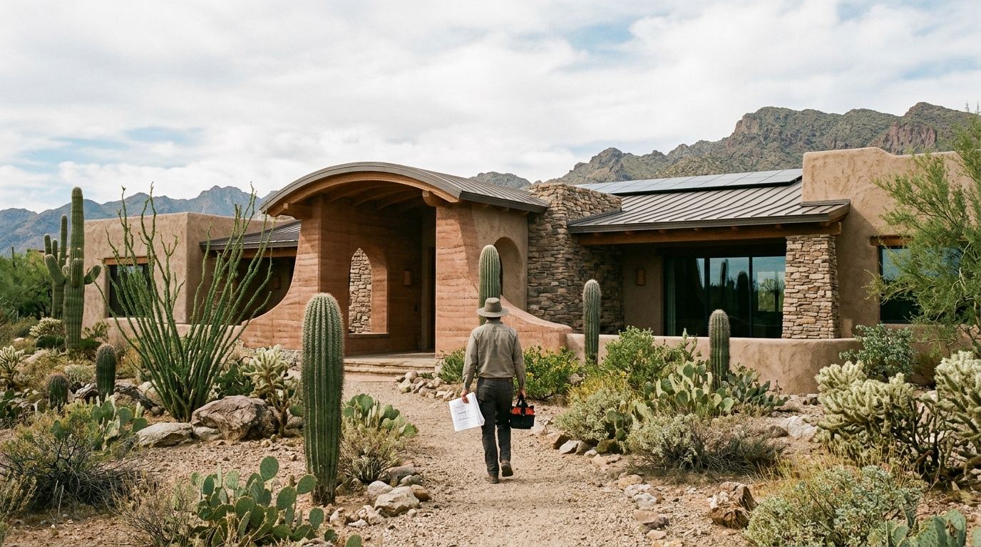 Desert residential lots and custom homes in Cave Creek, Arizona
