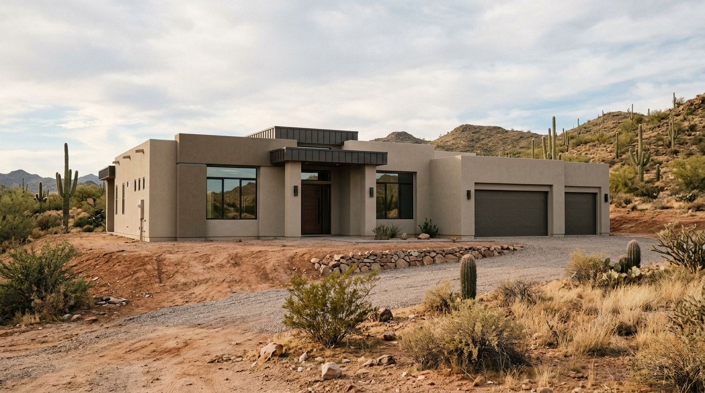 West Valley Arizona housing typical of retirement communities and newer subdivisions