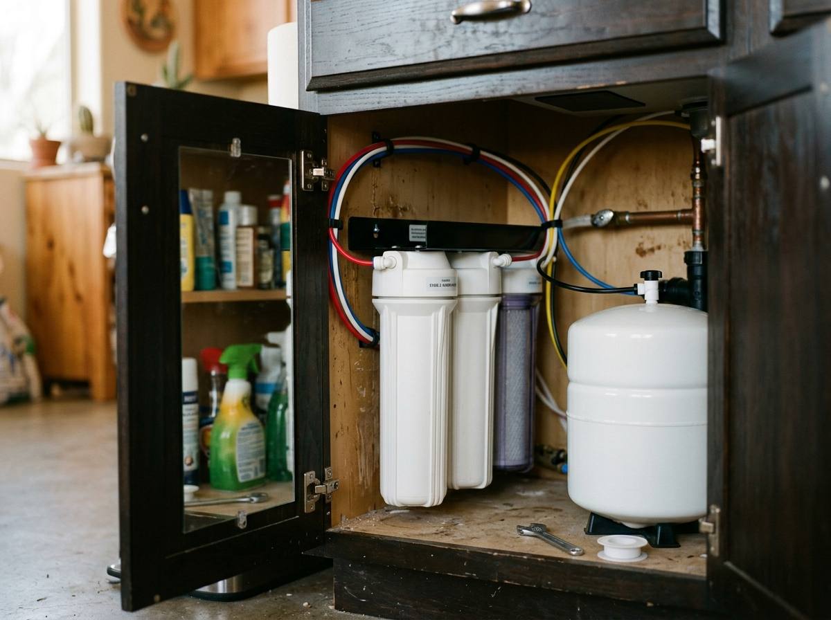 Reverse osmosis drinking water at an Arizona home